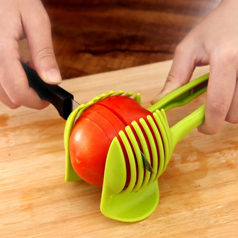 Kitchen Gadgets Cutting Tools - Кухонный пластиковый слайсер для картофеля, быстрое
