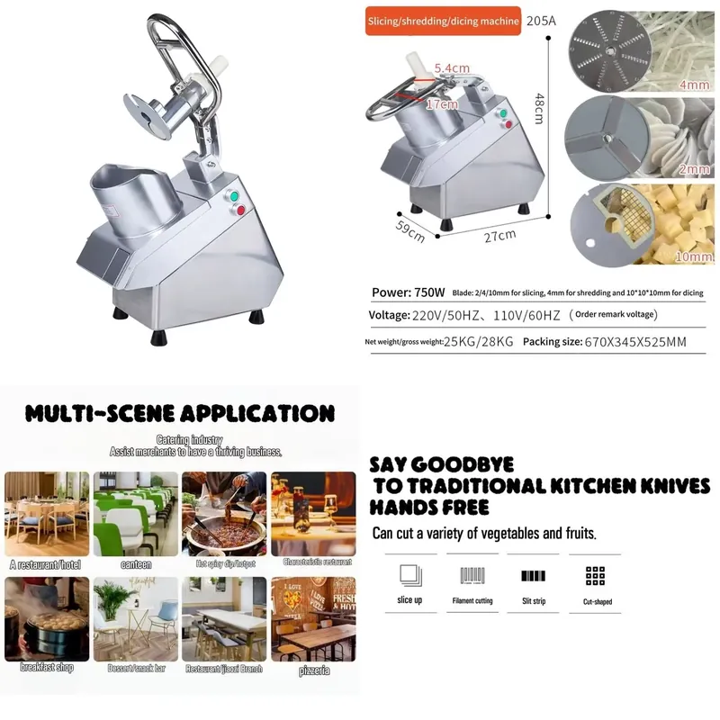 Vegetable Chopper - Автоматическая овощерезка-измельчитель для дома и промышленных