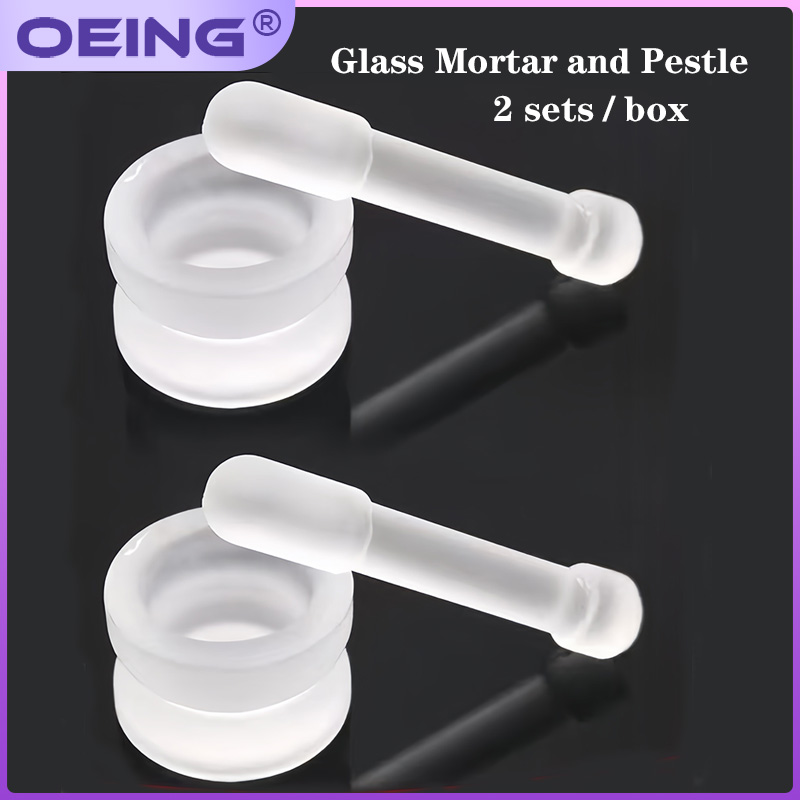 Kitchen Gadgets Garlic - Набор ступка и товкачика, стеклянные таблетки,