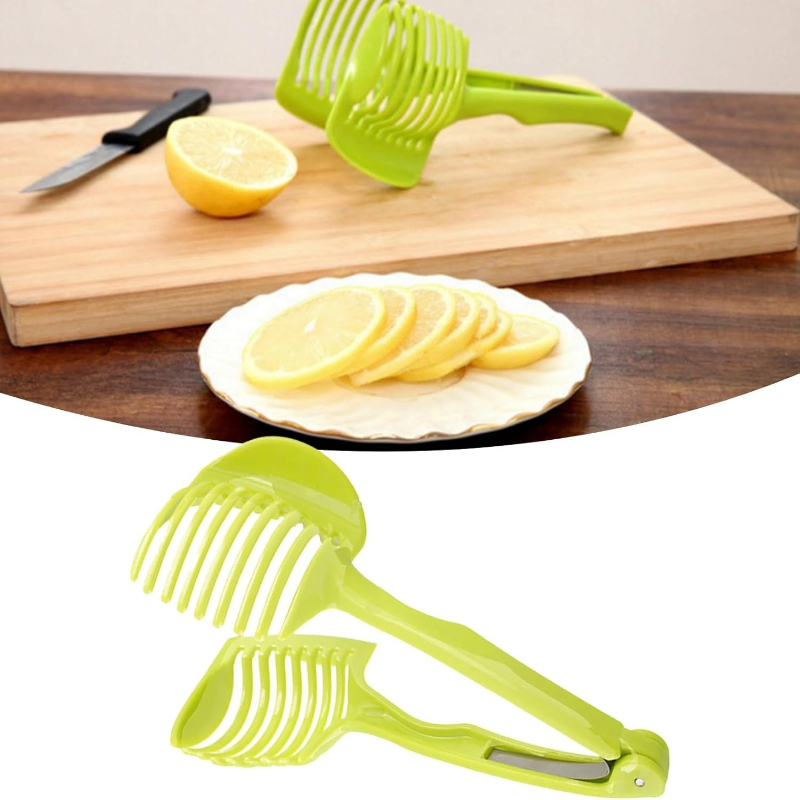Kitchen Gadgets Guide - Нескользящая подставка-держатель для нарезки томатов и