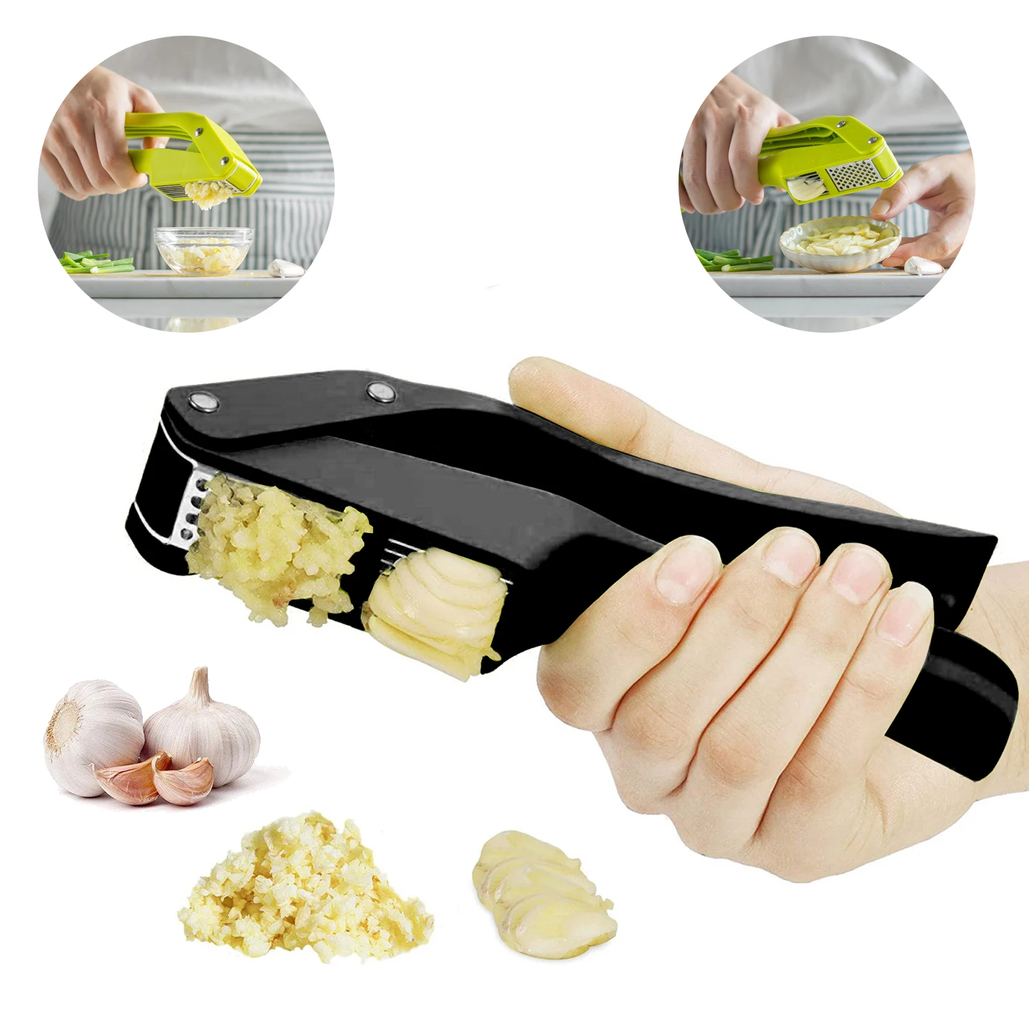 Kitchen Gadgets Garlic - 2 в 1, измельчитель чеснока и