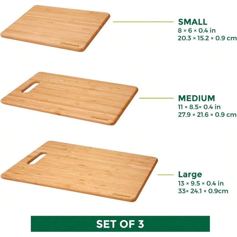 Набор бамбуковых разделочных д – обзор и цена Bamboo Cutting Board
