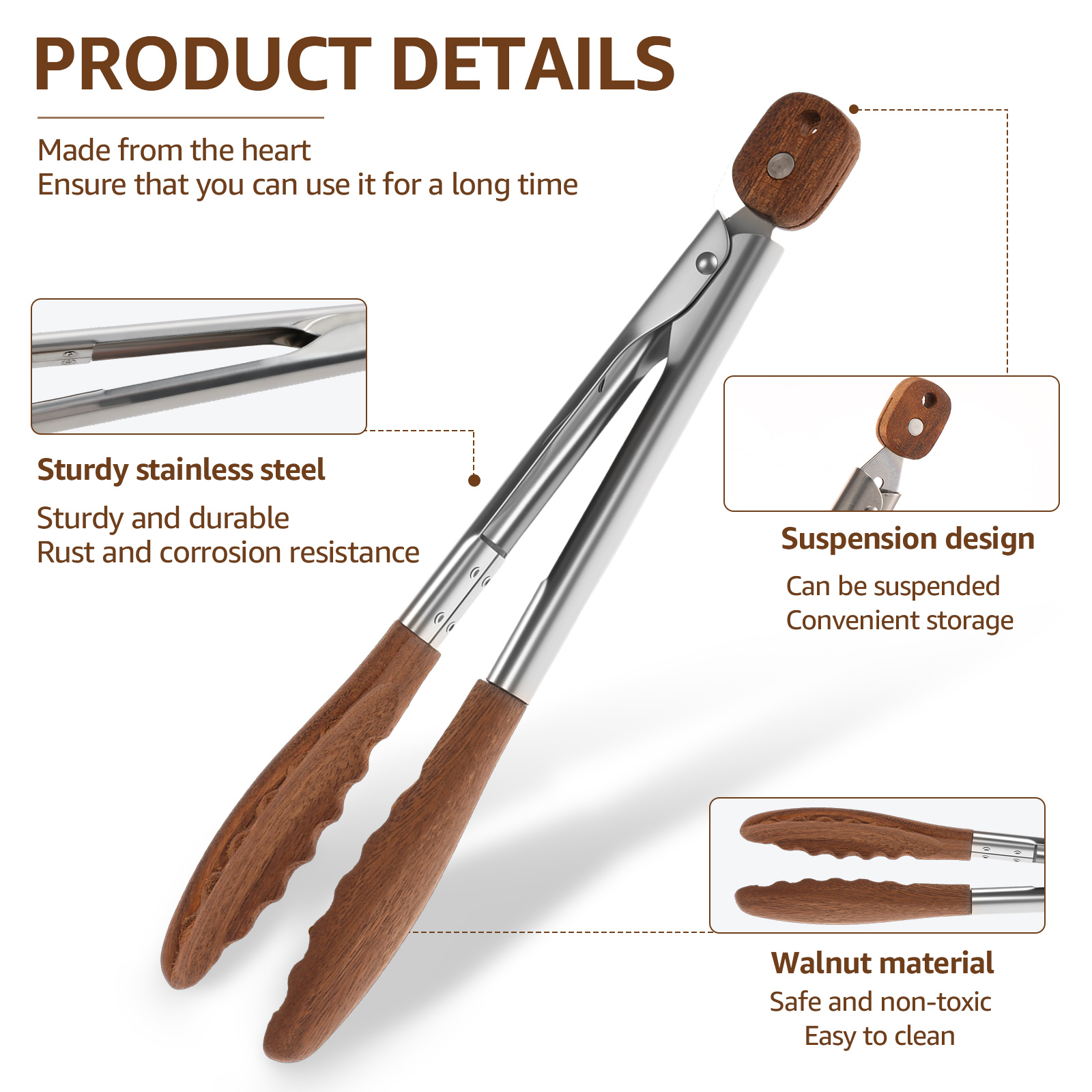 2/3 шт. щипцы для еды из орехо – обзор и цена Kitchen Handy Gadgets