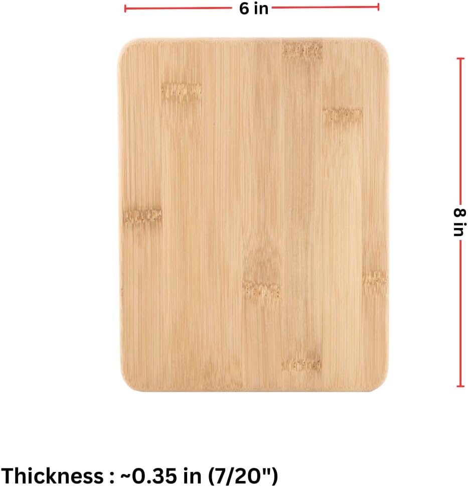 Набор из 24 штук, 8x6 дюймов,  – обзор и цена Bamboo Cutting Board